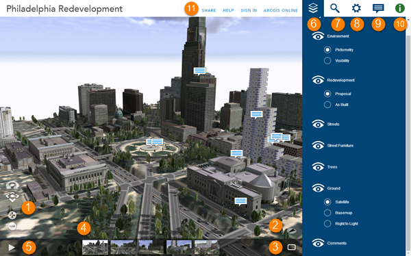 Visionneuse web CityEngine Visionneuse web CityEngine