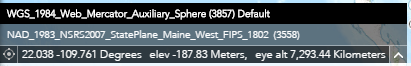 Afficher une liste de références spatiales Afficher une liste de références spatiales